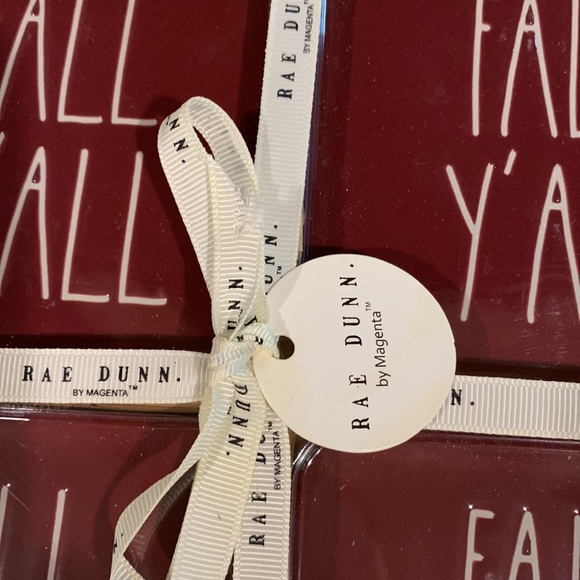 NWT Rae Dunn FALL Y’ALL set of 4 coasters - Picture 3 of 4